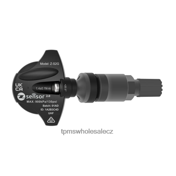 Snímač tlaku v pneumatikách Cena - abarth oe náhradní snímač tpms - oe p/n bhb637140 frekv. 433 MHz DDHLR4179 kovový dřík ventilu - tmavě šedý